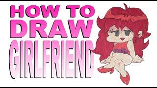 How to draw Girlfriend (Friday Night Funkin)