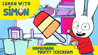 Simon *Fruity Homemade Ice Creams for Kids* Cook & Learn with Simon [Recipe] Cartoons for Children