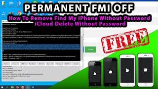 PERMANENT FMI OFF | How To Remove Find My iPhone Without Password | iCloud Delete Without Password