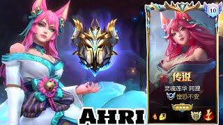 Wild Rift Ahri - Top Ahri Spirit Blossom Skin Gameplay Rank Sovereign