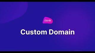 How to Add a Custom Domain on Dorik