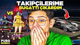 TAKİPÇİLERİM BUGATTİ İÇİN VS ATTI!! BÜYÜK VS - PUBG MOBİLE