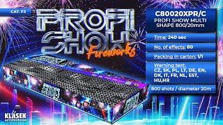 C80020XPR/C Profi show multi shape 800/20mm | Klasek pyrotechnics