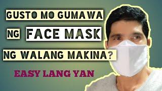 How to make a face mask | DIY face mask no sewing machine