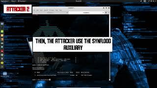 SYN Flood Denial of Service (DOS) using Kali Linux