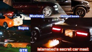 Islamabad's secret car meetup | Donuts | Drifts | Burnouts | super bikes | 2023