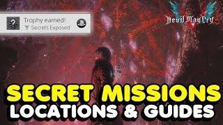 DMC 5 - All Secret Mission Locations & Walkthrough In Devil May Cry 5 (Secrets Exposed Trophy Guide)