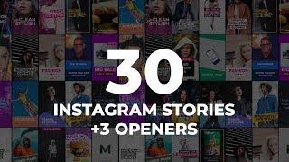 30 Instagram Stories Template Pack - Premiere Pro Template