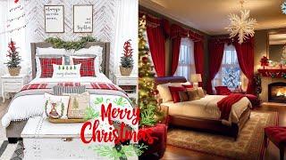 Merry Christmas bedroom decor ideas||INTERIOR CHRISTMIS DECORATIONS/Decor home ideas