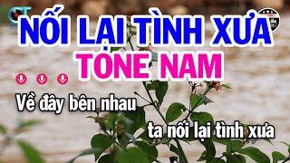 Karaoke Nối Lại Tình Xưa Tone Nam Fm || Nhạc Sống Mới || Karaoke Kim Liễu