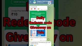 Google Play redeem code giveaway on telegram