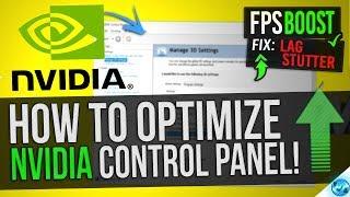  How to Optimize Nvidia Control Panel For GAMING & Performance The Ultimate GUIDE