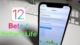 iOS 12 - Beta 1 Battery life