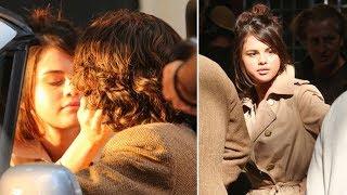 Selena Gomez Kisses Timothee Chalamet On Set Of Woody Allen's Latest Film In NYC