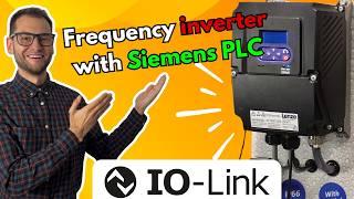 How to program frequency inverter with Siemens PLC and IO-Link Master - Lenze i550 protec, S7-1200