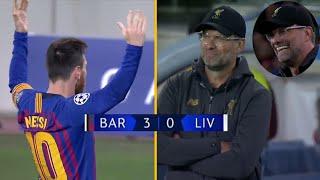 el día que Klopp se rindió ante la magia de Messi