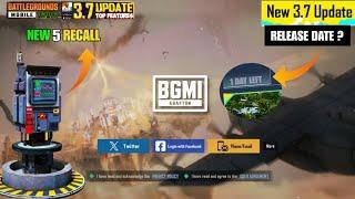 FINALLY  BGMI 3.7 UPDATE CONFIRM RELEASE DATE  | BGMI ME NEW UPDATE KAB AAYEGA ? |BGMI 3.7 FEATURES