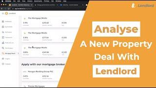 How to analyse a new property deal with Lendlord