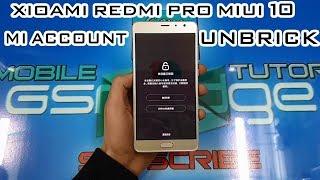 XIAOMI REDMI PRO MIUI 10 HOW TO BYPASS MI ACCOUNT ONLY ON GSMEDGE