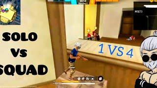 SOLO VS SQUAD || 1 VS 4 STUATION || CLASH SQUAD || BALOCH GAMING