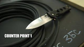 Hard use testing Cold Steel Counter Point 1 ХардЮЗ тест