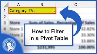 How to Filter in a Pivot Table (Quick and Easy)