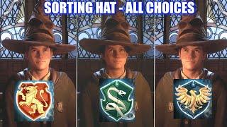 Hogwarts Legacy - Sorting Hat ALL Houses (Gryffindor, Slytherin, Ravenclaw, Hufflepuff)