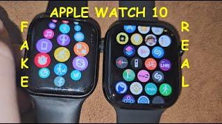 Apple watch series 10 real vs fake review. How to spot original Apple Watch 10 smartwatch