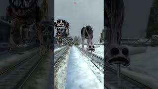 zoonomaly monsters race in snow #zoonomaly