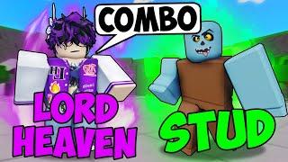 Learning COMBOS with LORD HEAVEN in Roblox The Strongest Battlegrounds