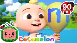 ABC Song With Balloons | CoComelon | Moonbug Kids - Art for Kids ️