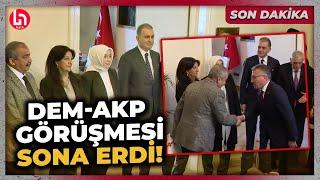 SON DAKİKA! DEM Parti-AKP görüşmesi sona erdi! AKP'li Güler: "Gerekli açıklamalar yapılacak!"