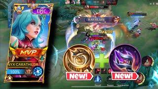 CARMILLA TRY THE NEW EFFECT OF THIS TWO ITEMS THAT CAN BRING DOWN ALL THE ENEMIES|REWORK ITEMS MLBB