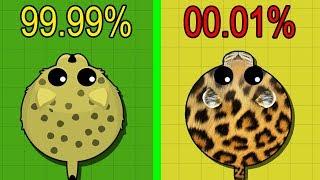 Mope.io *NEW* 1 HOUR LUCK CHALLENGE! RARE ANIMALS WORLD RECORD!? How Many Rare Animals Can I get?