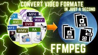 Convert Video || to MP4 MKV MOV 3GP AVI FLV F4V SWF WEBM HTML5 in just a second || FFMPEG