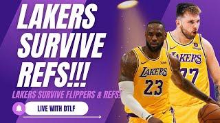 LAKERS SURVIVE FLIPPERS & REFS!!!