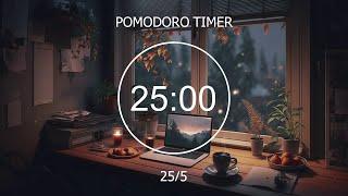 25/5 Pomodoro Timer  Chill Lofi Makes You More Inspired To Study & Work Every Day  Focus Station