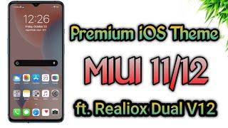 [MIUI 12] Premium iOS Theme for your Xiaomi Theme Ft. RealioX_13_Dual v12