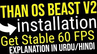 PhoenixOS: Than OS Beast V2 64BIT installation Explanation in URDU/Hindi (Get Stable 60 FPS)