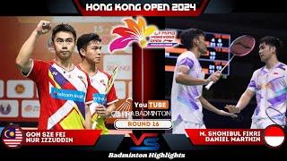 DUEL KETAT ! Goh Izzuddin (MAS) vs Fikri Marthin (INA) | Hongkong Open 2024 Badminton Round Of 16