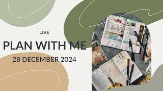 Let's Setup January | Live Plan With Me | 28 December 2024 | Take A Note | Jibun Techo | Hobonichi