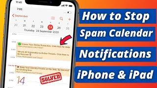 your iPhone has been hacked message calendar virus | my iPhone calendar has been hacked Fixed 2022 