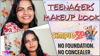 Most Simple look for teenagers | no foundation & concealer | Judith Haris