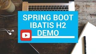 SPRING BOOT IBATIS DEMO | Spring Boot Ibatis SQL Example Demo | Ibatis H2 Demo | InterviewDOT