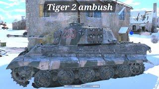 War Thunder Tiger 2 perfect ambush position 12/0