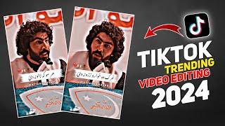 TikTok Trending HD Ultra Video Editing 2024, TikTok Viral Poetry Video Editing, HDR Effect Tutorials