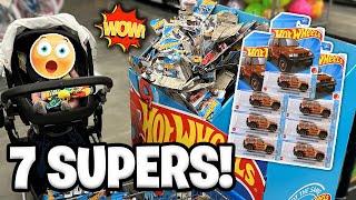 I Found 7 Hot Wheels SUPER Treasure Hunts!!