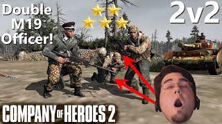 CoH2: 2v2 - The Best Officer in the German Army!