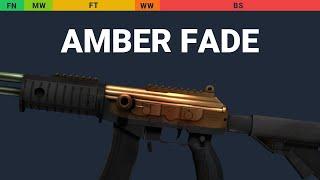 Galil AR Amber Fade - Skin Float And Wear Preview