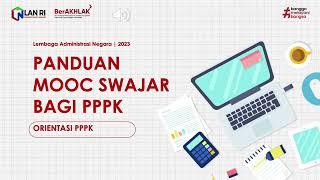 TERBARU! TUTORIAL MOOC PPPK 2023 - Official Video P3K BANGKOM ASN LAN RI